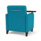 Lesro Siena Lounge Reception Guest Chair W/ Swivel Tablet, 27 in W 29.5 in L 32.5 in H SN1101 - alternate 2